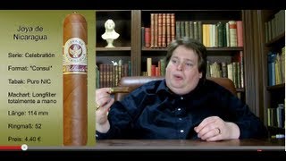 Joya de Nicaragua und Goethe  Zigarrentasting mit Bewertung [upl. by Lasko]