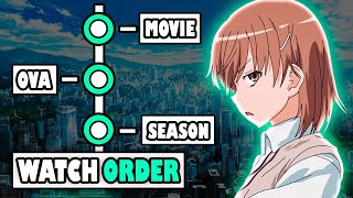 How To Watch A Certain Magical IndexScientific Railgun in The Right Order [upl. by Aurita]