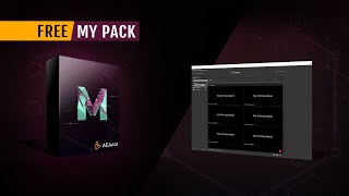 FREE AEJuice My Pack Free Tutorial [upl. by Romilly154]