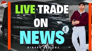 HOW TO TRADE ON NEWS IN BINARY OPTIONS  FULL TUTORIAL [upl. by Mateo]