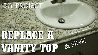 DIY Replace Vanity Top [upl. by Machutte]