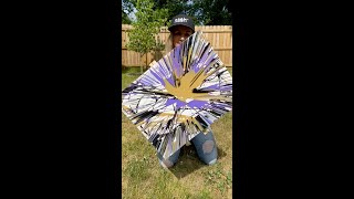 HOW TO MAKE SPIN ART USING A CANVAS PAINT AND A DRILL [upl. by Hsepid]