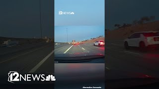 Dashcam shows moments before fiery Arizona crash [upl. by Aled]