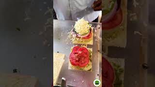 Andheri ka Famous Mumbai Sandwich  Veggie Paaji streetfood foodshorts [upl. by Cosme]