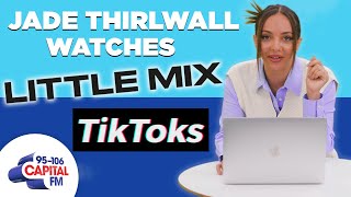 Jade Thirlwall reacts to Little Mix TikToks  Capital [upl. by Epuladaugairam566]