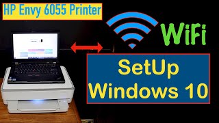 HP Envy 6055 6055e SetUp Windows 10 Review [upl. by Elburr567]