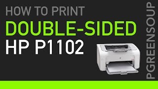 Duplex Printing on HP Laser Jet P1102 [upl. by Iverson736]