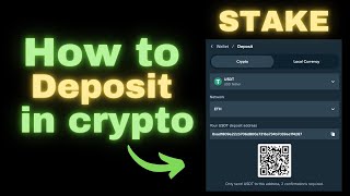 How to Deposit Cryptocurrency into Your Stake Wallet StepbyStep Guide [upl. by Lowenstern]