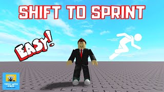 Roblox Studio Tutorial Shift to Sprint [upl. by Alyar]