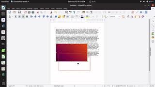 Working with images – episode 11 Anchoring images  LibreOffice Writer [upl. by Rovner]