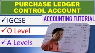 How to Prepare PURCHASE LEDGER CONTROL ACCOUNT [upl. by Nelsen]