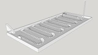 Falling Dominoes Using MSPhysics With SketchUp [upl. by Ailahs]