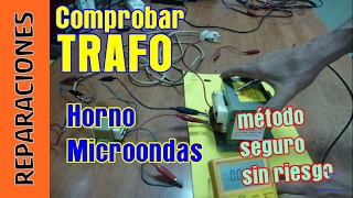 Reparación microondas parte 2 Transformador de alta tensión [upl. by Nomael482]