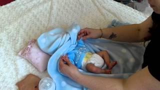 Box opening surprise reborn baby [upl. by Atinyl850]