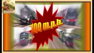 UK’s 100 mph Steam Trains at FULL SPEED [upl. by Liryc179]