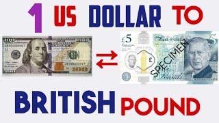 Rate British Pound to Us Dollar [upl. by Bridgid665]