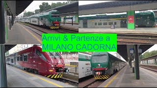 Arrivi amp Partenze a Milano Cadorna [upl. by Hgieliak]