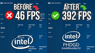 Get The Best Out Of Your Intel Graphics With Modded Drivers 2024 Updated [upl. by Saum]