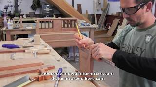 Custom End Table building process handmade by Doucette and Wolfe Furniture Makers [upl. by Alaaj]