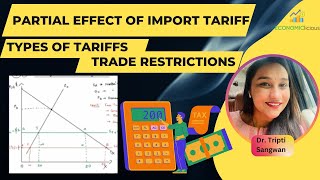 International Economics  Lesson 24  Trade Restrictions  Tariffs  Types ofTariffs  Import Tariff [upl. by Gariepy]