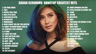 Sarah Geronimo NON STOP Greatest Hits The Best of Sarah Geronimo Full Album Playlist 2020 [upl. by Ellenyl]