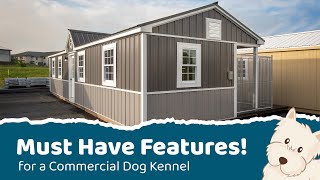 Must Have New Features in Our Custom 20x40 Commercial Dog Kennel [upl. by Edgerton208]