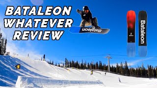 Bataleon Whatever Snowboard Review [upl. by Jermaine]