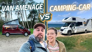 VAN AMÉNAGÉ ou CAMPINGCAR  Quel est le MEILLEUR VÉHICULE pour voyager en EUROPE [upl. by Oivlis]