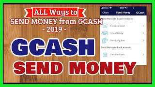 GCash Send Money Different Ways to Send Transfer Money FROM GCash FREE [upl. by Ginnifer]