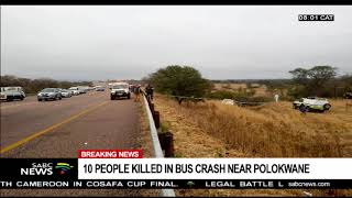 Latest update on bus crash near Polokwane [upl. by Netsreik]