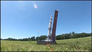 Estes Saturn V launch on Apollo 11 50th Anniversary July 16 2019 [upl. by Annez787]