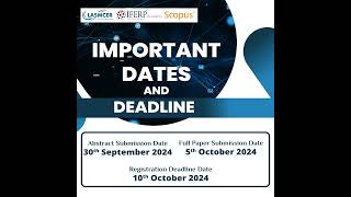 Call For Papers and Important Dates  LASMCER2024  𝐌𝐨𝐧𝐭𝐫𝐞𝐚𝐥 𝐂𝐚𝐧𝐚𝐝𝐚 [upl. by Giselbert73]