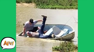 Small Boat BIG FAIL 😂  Funny Fails  AFV 2020 [upl. by Marris]