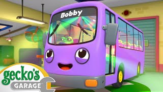 Wheels on The Bus PARTY SONG  Geckos Garage Songs｜Kids Songs｜Trucks for Kids [upl. by Ardnassac]