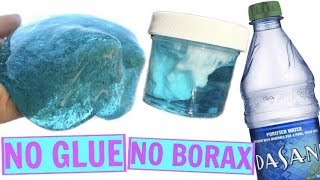 WATER SLIME 💦 HOW TO MAKE CLEAR SLIME WITHOUT GLUE WITHOUT BORAX TESTING WATER SLIME RECIPES [upl. by Alul]