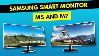 Samsung Smart Monitors M5M7  Detail Specs Price and Availability Hindi [upl. by Etnomed529]