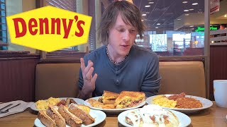 Dining Out at Dennys  Restaurant Mukbang [upl. by Matias]