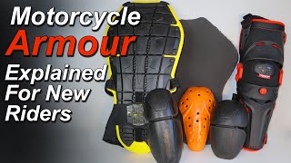 Motorcycle Armour Explained For New Riders [upl. by Soo]