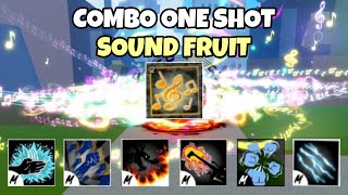 Combo One Shot With Sound And All Melee UPDATE 20  Blox Fruit [upl. by Palua]