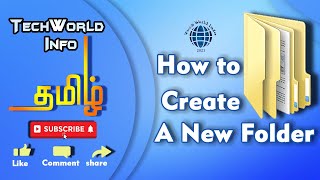 How to Create a New Folder in Tamil [upl. by Sinylg]