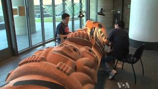 Totem Pole Art Preserves Native American Culture [upl. by Ajssatsan]