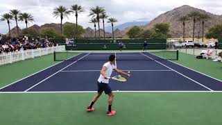 Thanasi Kokkinakis amp Nick Kyrgios  IW Practice Court Level 60fps [upl. by Rehpinej842]