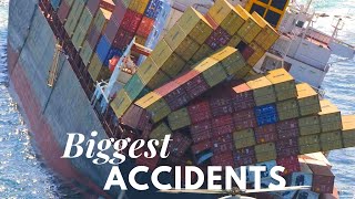 Biggest Container Ship Accidents in 21st Century [upl. by Otte]