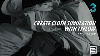 Cloth Simulation  Tyflow Tutorial [upl. by Yllitnahc810]