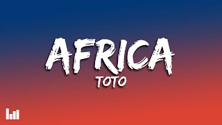 Toto  Africa Lyrics [upl. by Isayg]