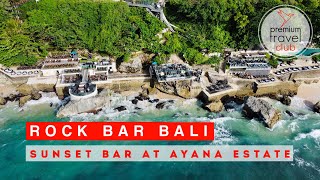 Rock Bar Bali at Ayana Estate Spectacular Sunset Vibes and Breathtaking Views [upl. by Mychael]