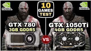 GTX 780 vs GTX 1050 ti  10 Games Test  Tough Competition [upl. by Domenic514]