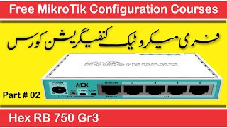 How To Configure Mikrotik Router Board  Hex RB 750 Gr3 Part  02 [upl. by Rednasxela]