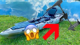 Newport Vessels Kayak SeriesTrolling Motor 36lb  Water Trial [upl. by Louanna180]