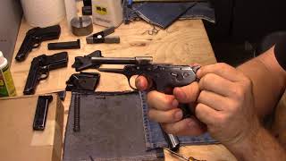 Vz50 70 maintenance series part 3 slide disassembly ejector and firing pin [upl. by Quitt]